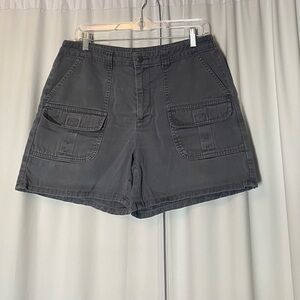 Bass Gray Cargo Shorts Casual Cotton Utilitarian
